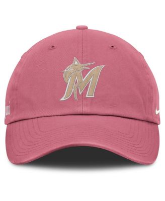 Men's and Women's Pink Miami Marlins Club Adjustable Hat