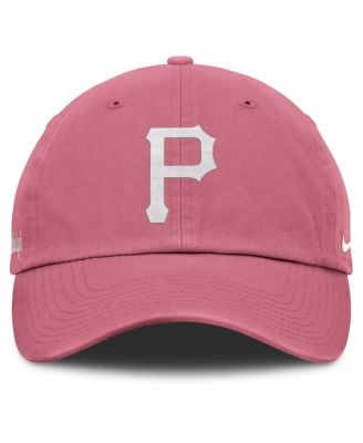 Мужская и женская розовая регулируемая кепка Nike Pittsburgh Pirates Club