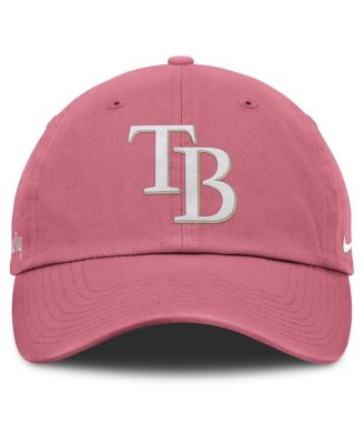Мужская и женская розовая кепка Nike Tampa Bay Rays Club с регулируемой посадкой