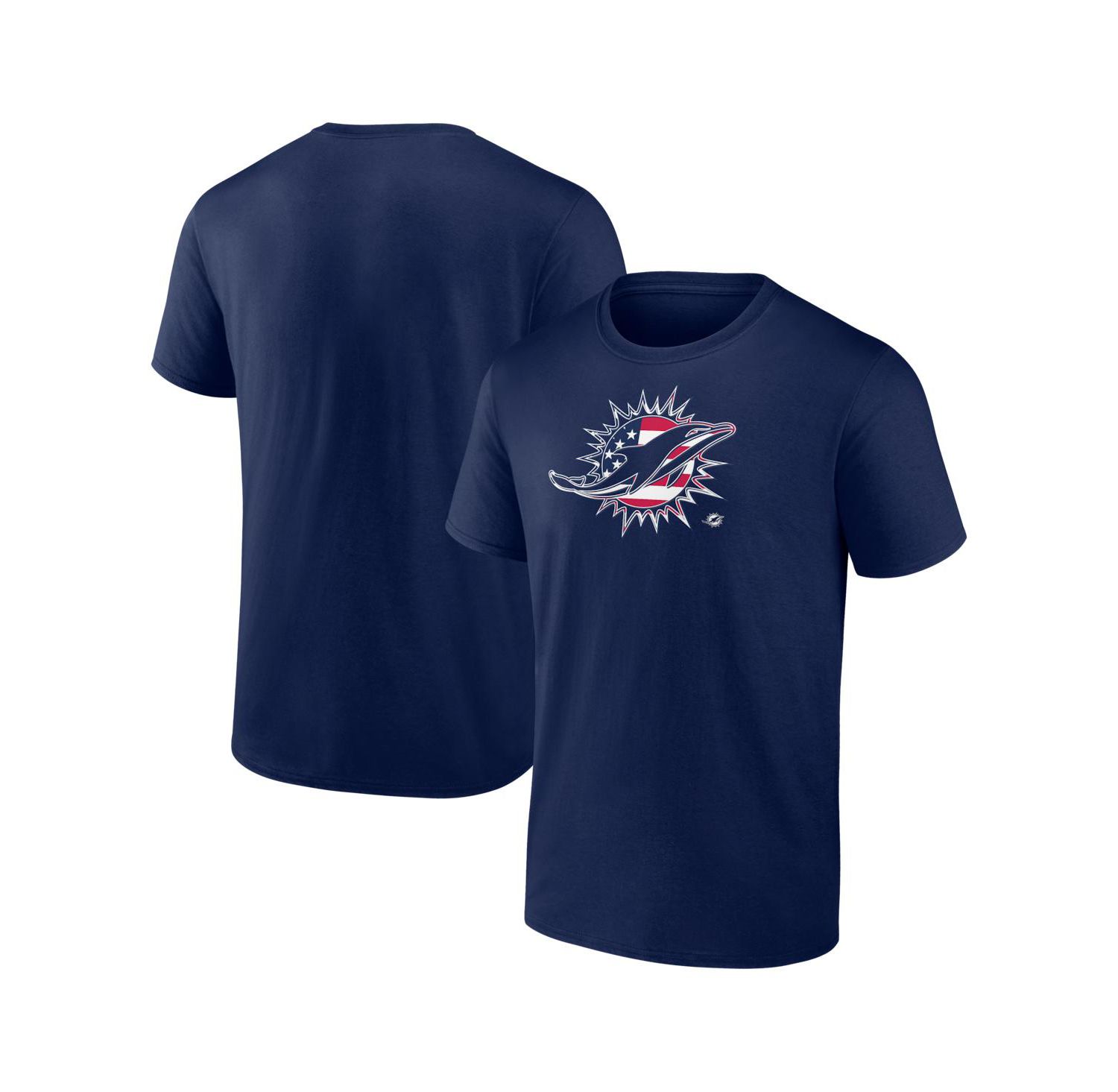 Men's Navy Miami Dolphins Americana T-Shirt