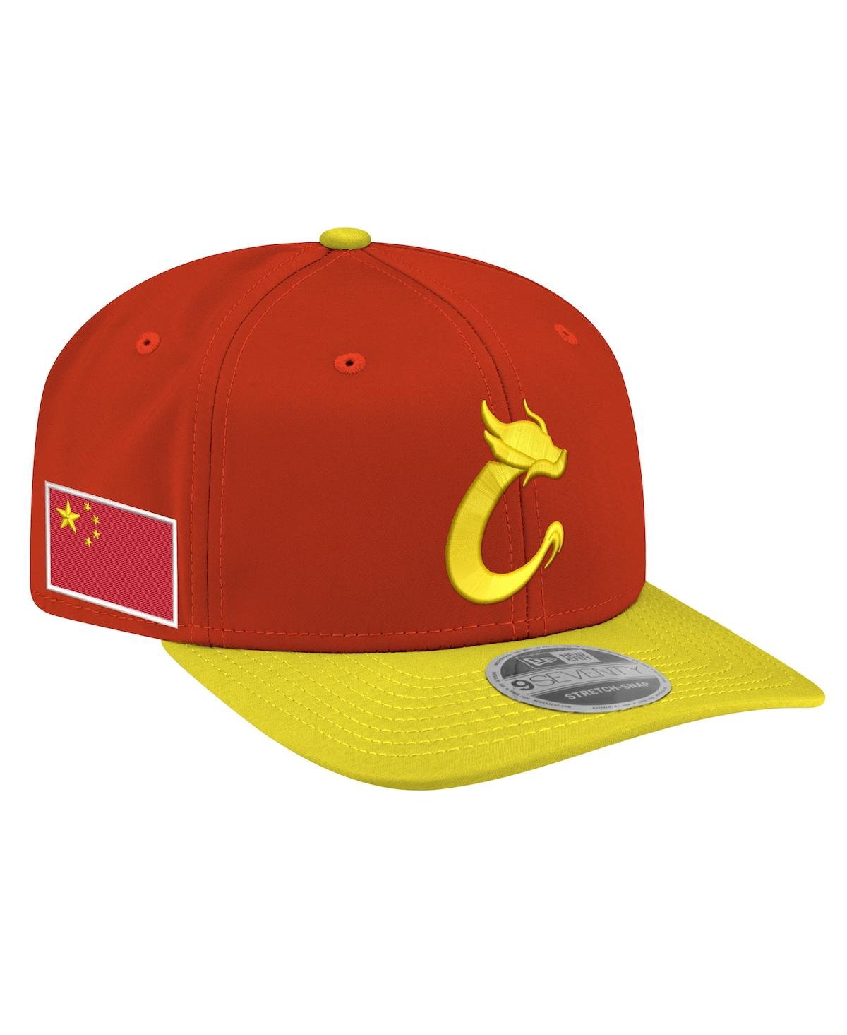 Men's Red China Baseball 2026 World Baseball Classic 9SEVENTY Stretch-Snap Hat - Red