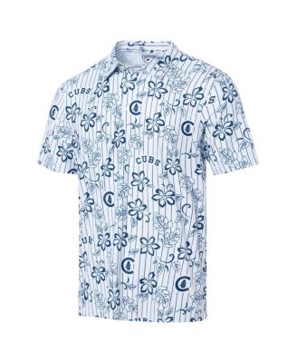 Мужская белая рубашка поло Performance из коллекции Chicago Cubs Cooperstown от Reyn Spooner