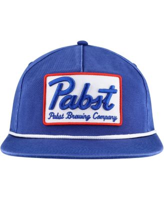 Мужская кепка для гольфа Lids Blue Pabst с голубой лентой, регулируемой веревкой