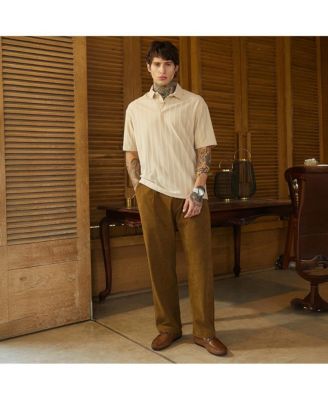 Men's Tactile Oversized Polo T-Shirt