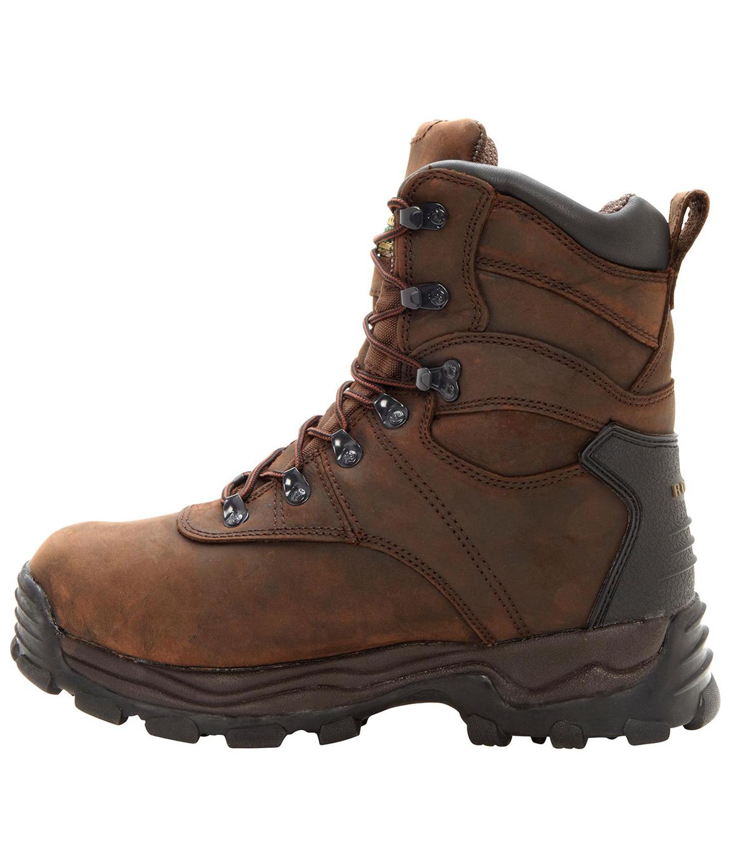 Мужские ботинки ROCKY Sport Utility 600G Insulated Waterproof Boot, цвет: Коричневый — фото 7