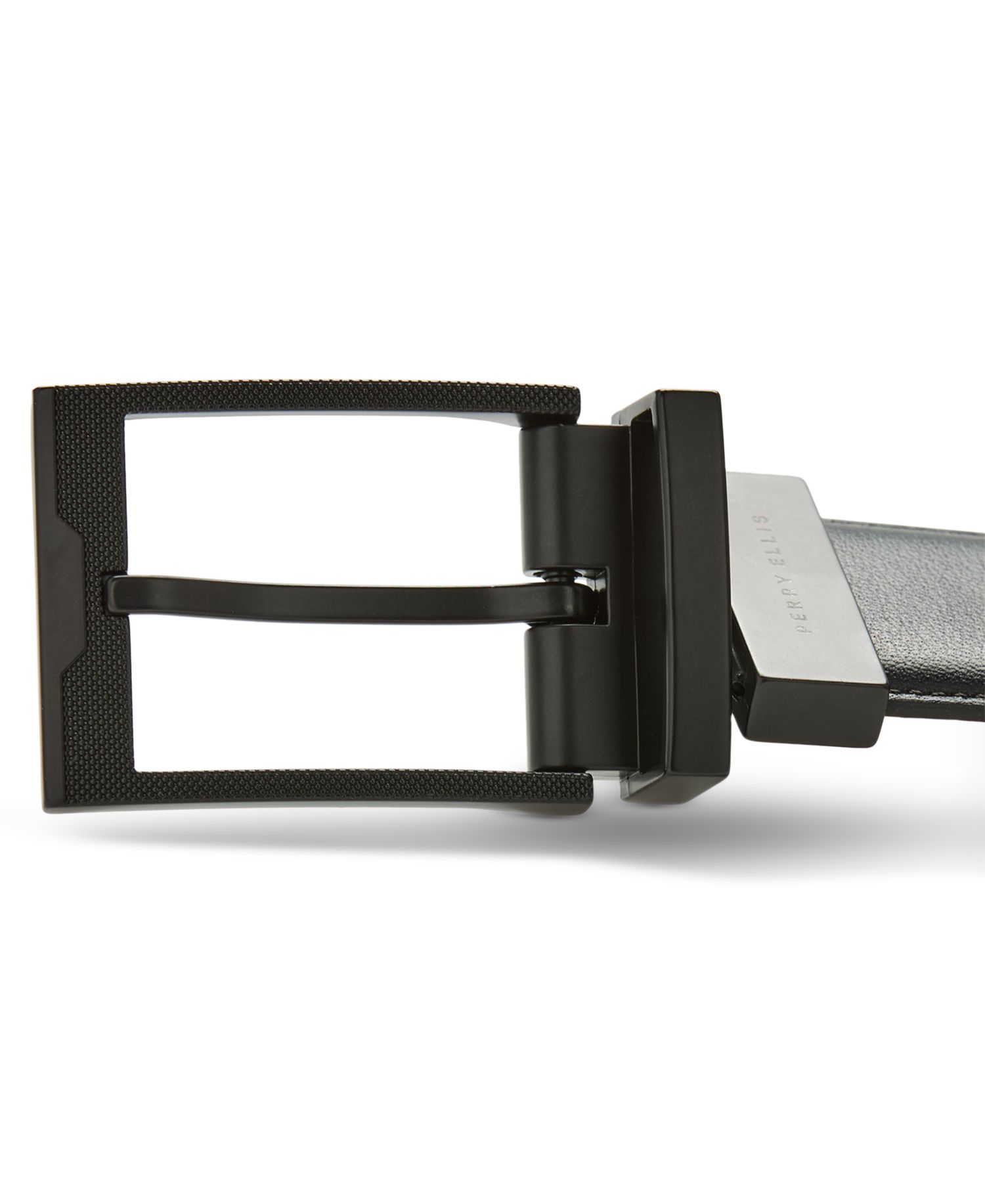 Men's Black Leather Stanely Belt