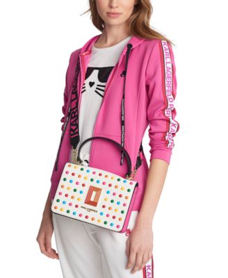 Simone Embroidered Flap Crossbody