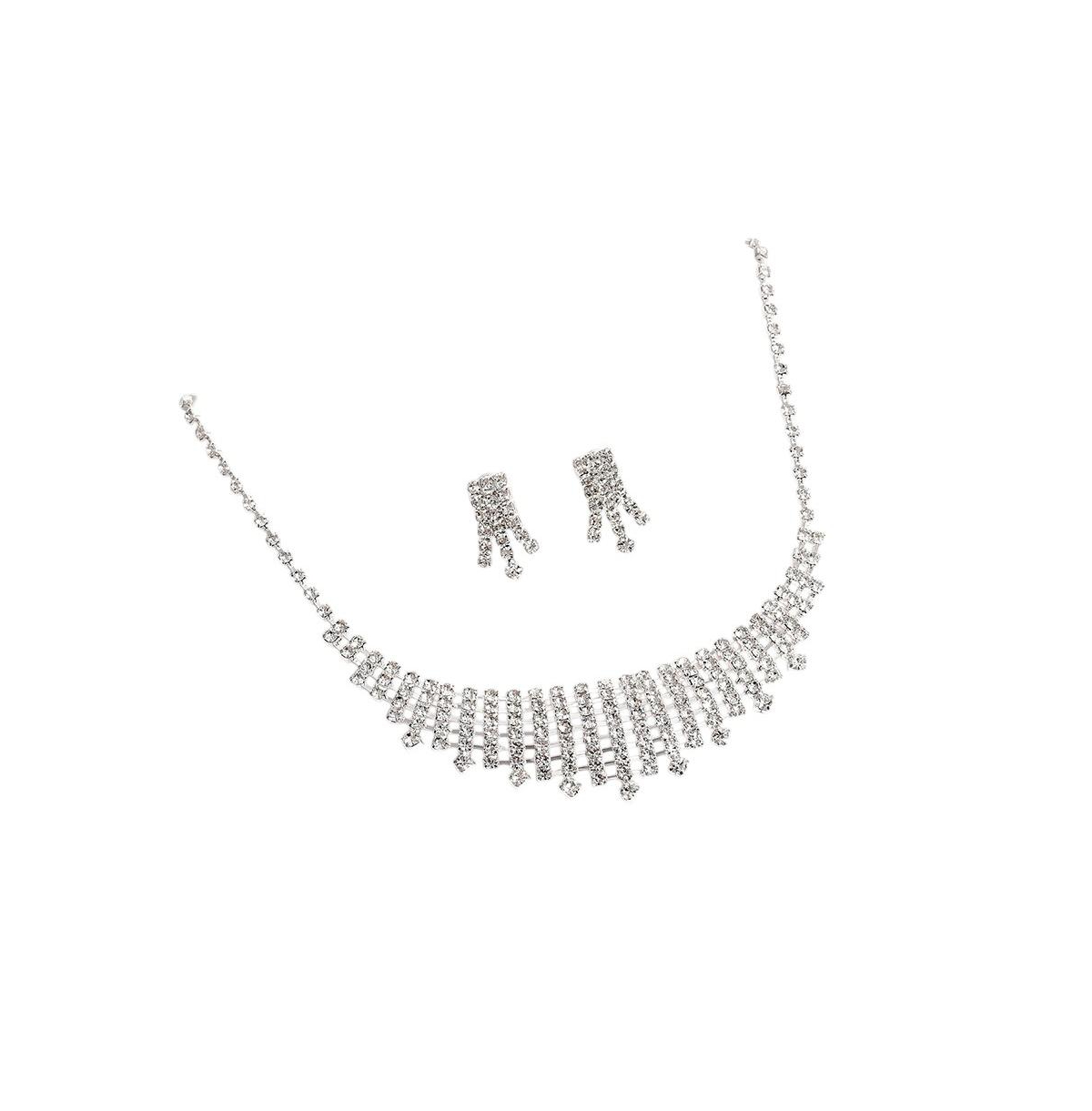 Sohi Silver-plated Stone Jewellery Set