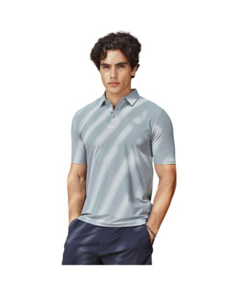 Мужская футболка Cahoot Campus Sutra Coin Grey Seamless Solid Polo, цвет: Серый
