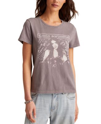 Lucky Brand - Women's Alanis Morissette Classic Cotton Crewneck T-Shirt