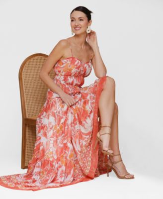 Women's Sleeveless Sweetheart Maxi Dress