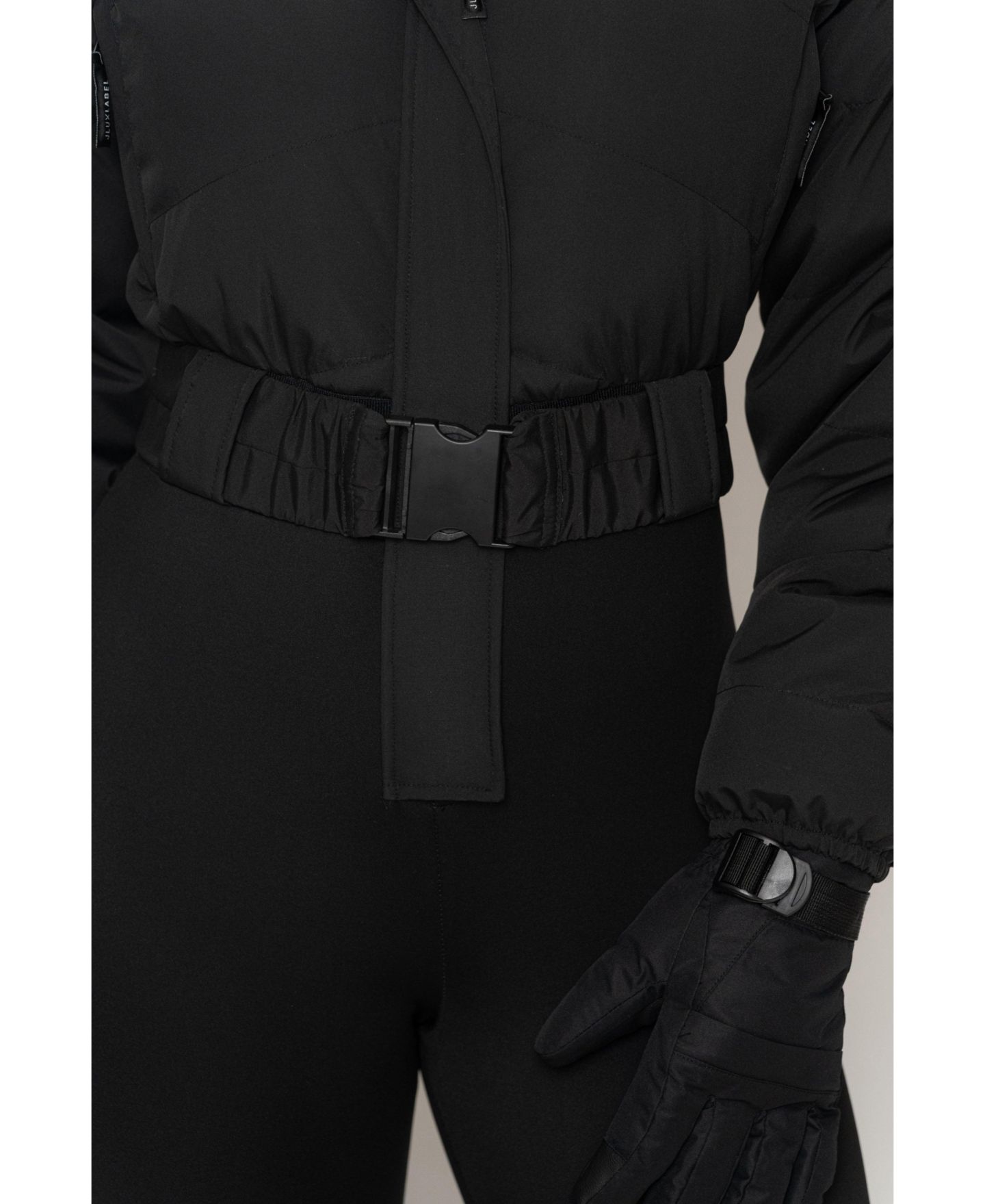 Женский комбинезон JLUXLABEL Outfits In Motion Nylon Jumpsuit, цвет: Чёрный — фото 8