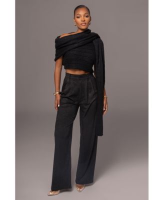 Women's Soft Life Cable Knit Sweater Top