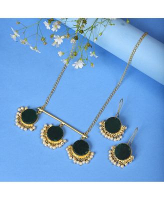 Набор украшений из абстрактных камней SOHI