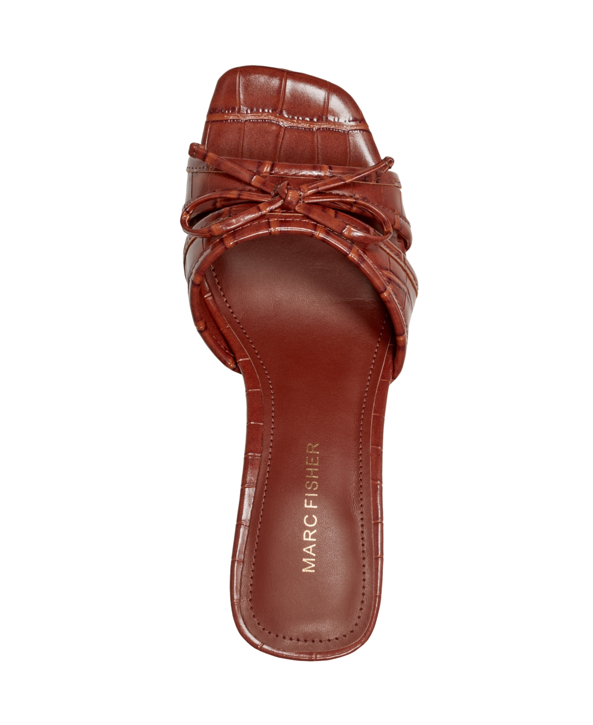 Shop Marc Fisher Women's Delphy Kitten Heel Slip-on Sandals