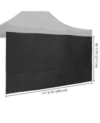 1 Pack Side Wall for 10x15 Ft EZ Pop Up Canopy Tent UV50+ Patio Sun