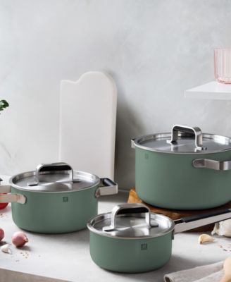 Pure Stainless Steel 6-Piece Pot Set