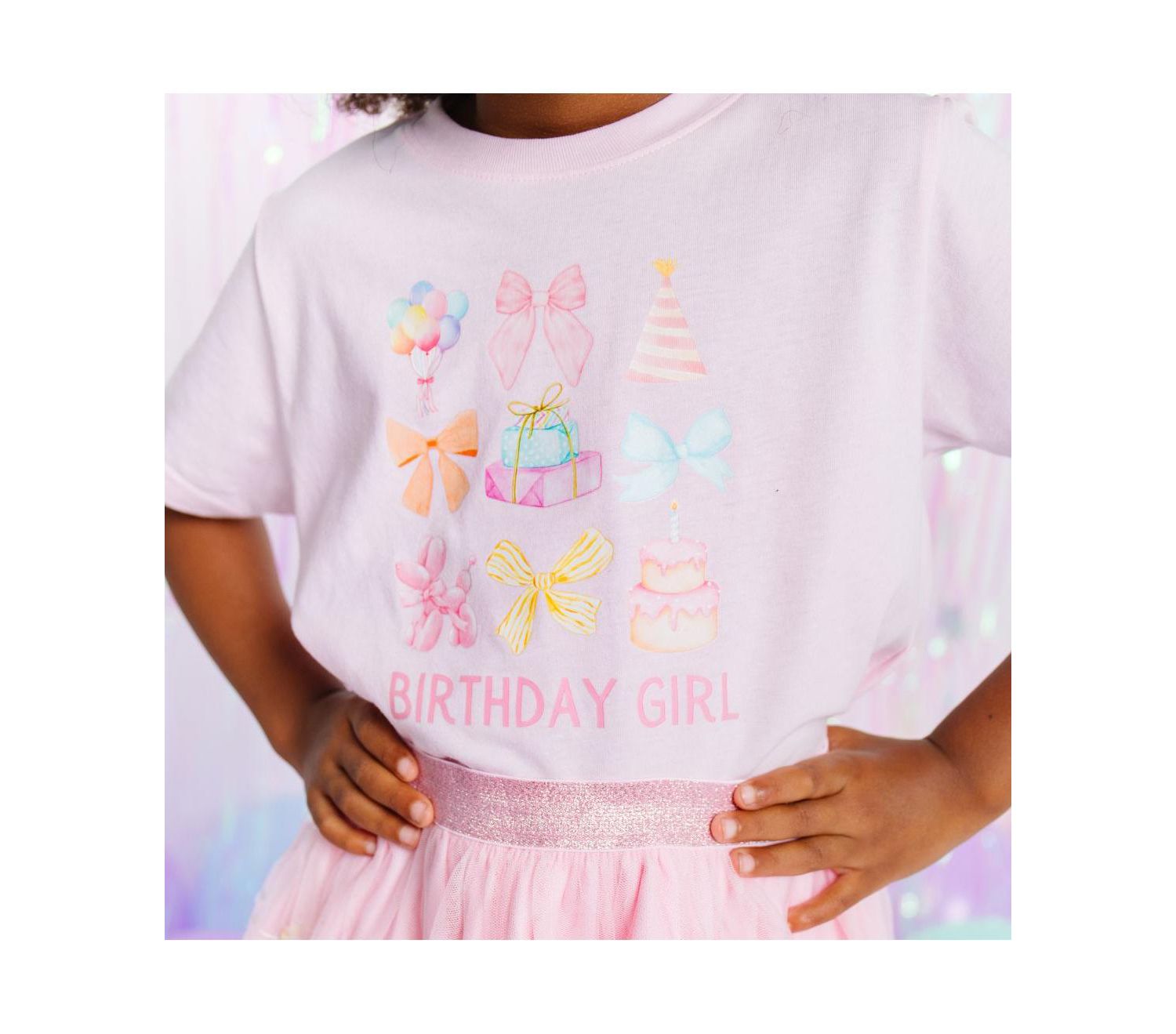 Baby Girls Birthday Cutie Short Sleeve T-Shirt