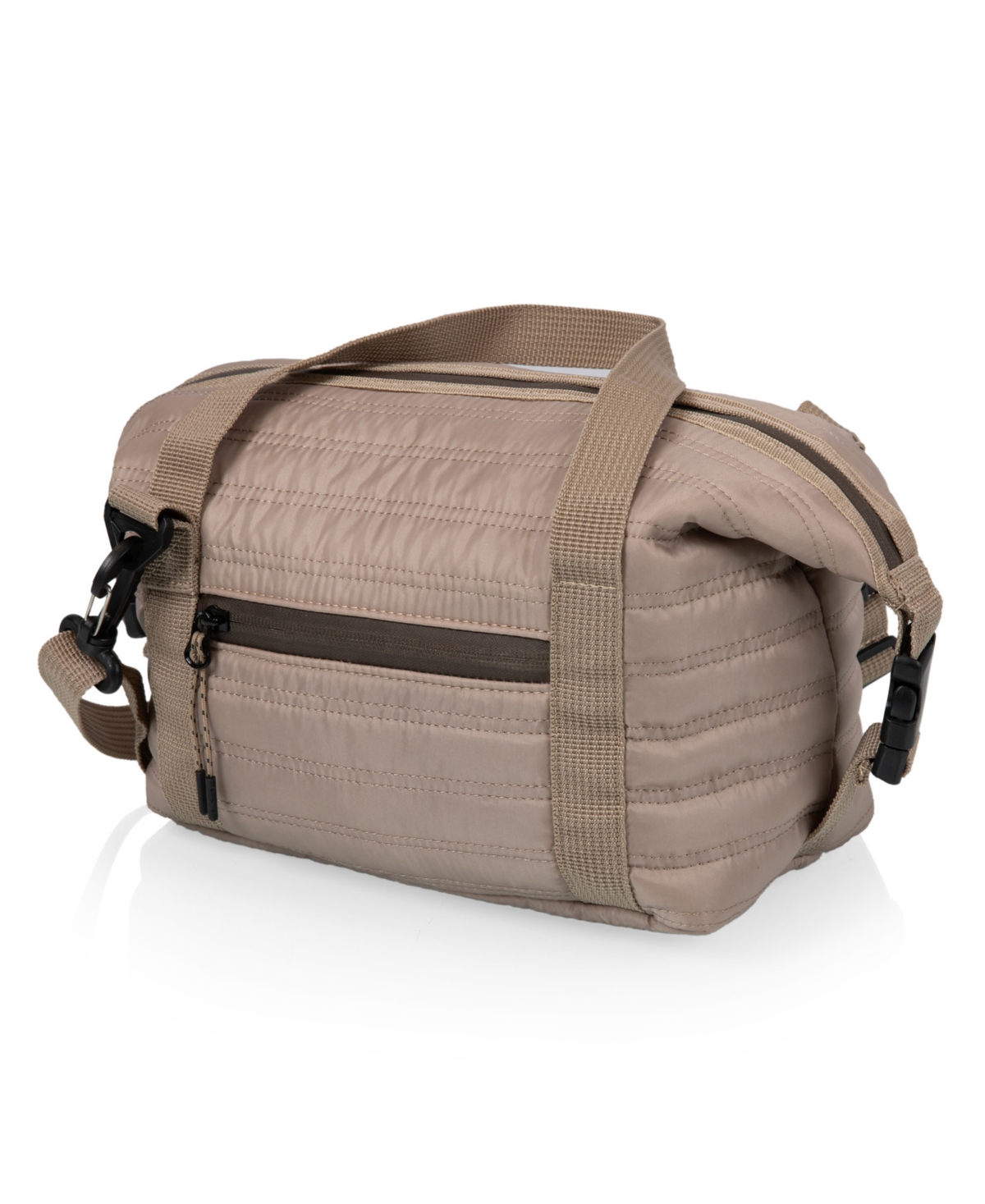 Midday Quilted Washable Lunch Tote Bag - Shale Brown
