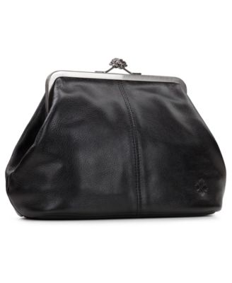 Medium Sofia Kisslock Leather Bag