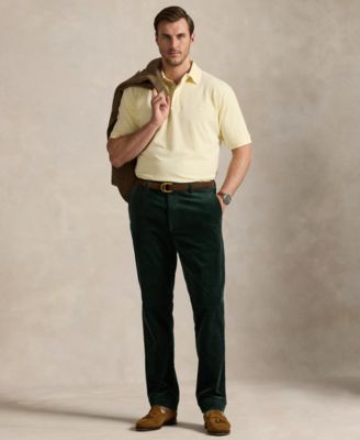 Men's Big & Tall Stretch Oxford Mesh Polo Shirt