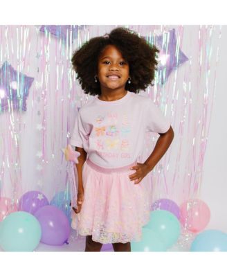 Toddler Girls Birthday Cutie Short Sleeve T-Shirt