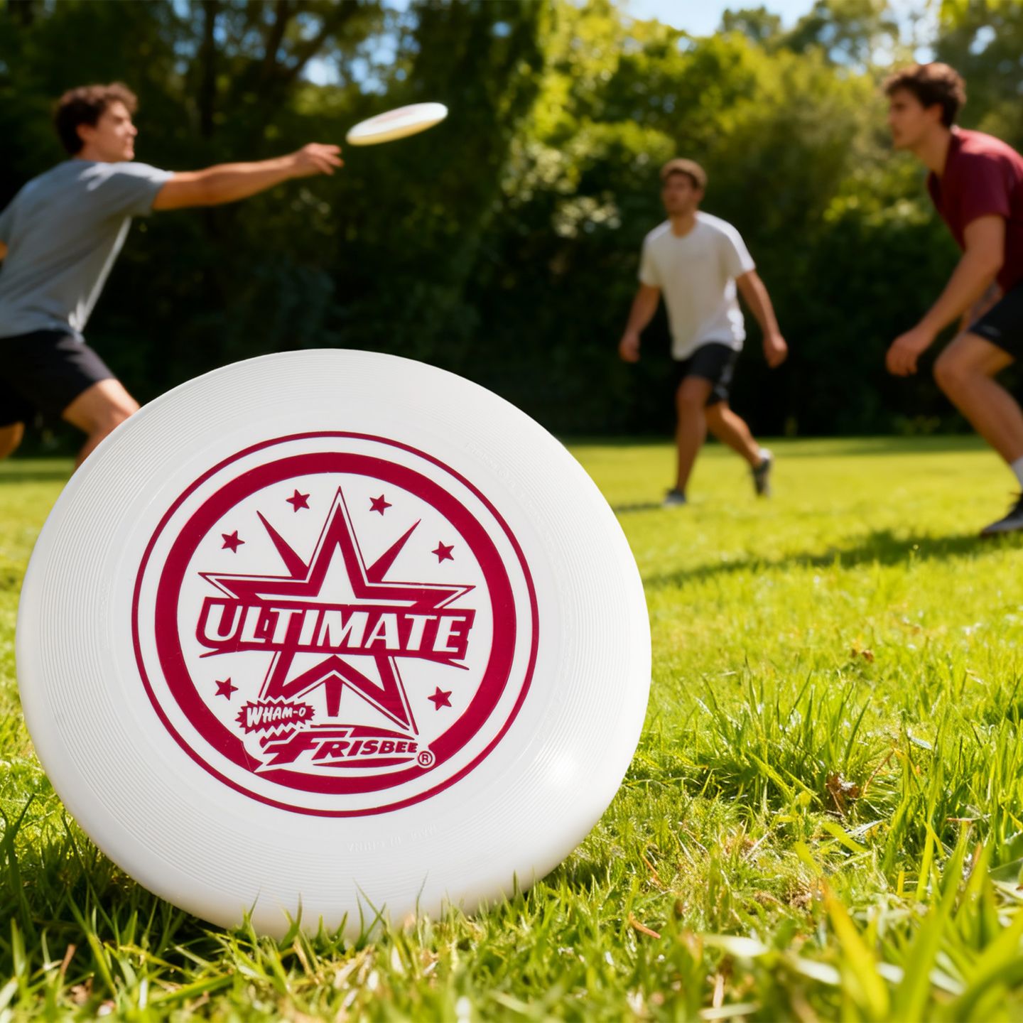 Детские игрушки Wham-o Frisbee Official Ultimate 175g Flying Disc, 10.75 Inch, Professional Training, for Competition and Outdoor Fun - 3 Pack — фото 7