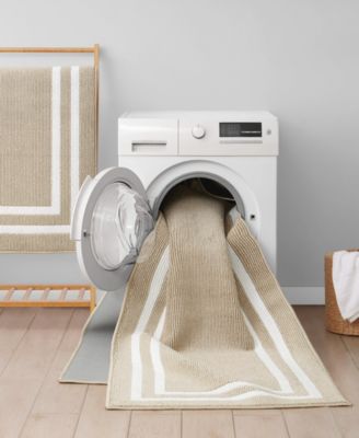 Double Line Border Tufted 2-Pc. Runner Rug Set