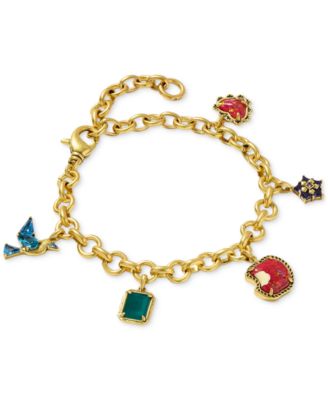 Kendra Scott - Gold-Tone Snow White Charm Bracelet
