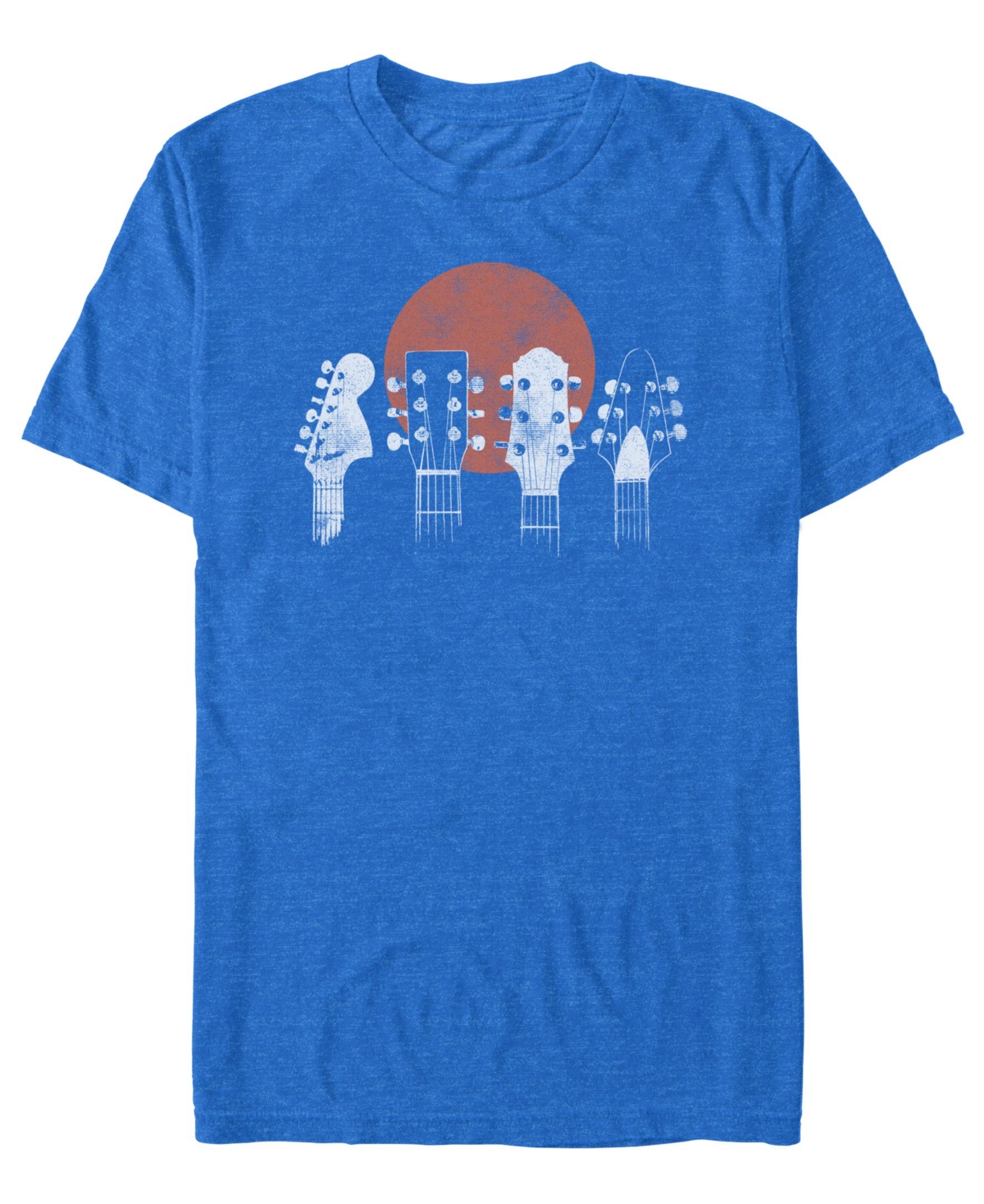 Men's Guitar Heads Short Sleeve T-Shirt - Royal heather