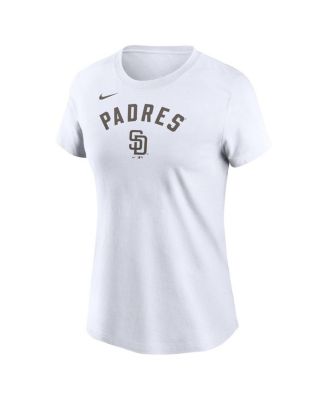Women's White San Diego Padres Team Arch T-Shirt