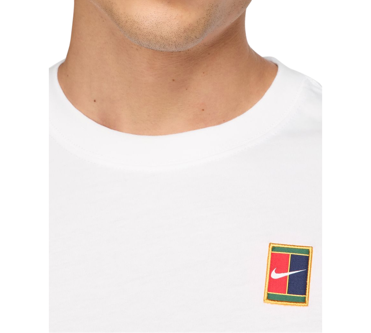 Nike Men's Court Max90 Tennis T-shirt In White