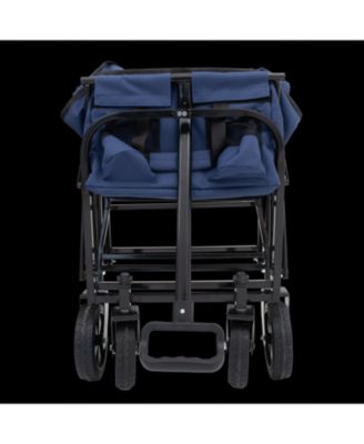 Collapsible Utility Wagon Cart - 225lb Capacity - Dark Blue