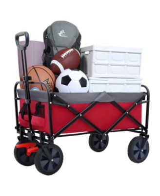Collapsible Wagon Cart - 150L, 360lbs Capacity