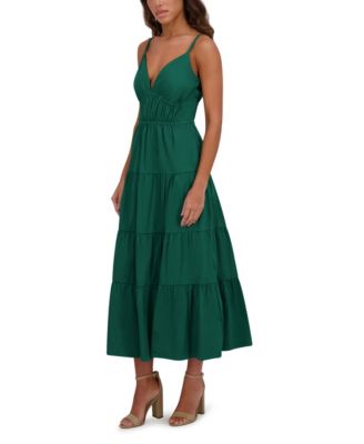 Women's Sleeveless V-Neck A-Line Dress