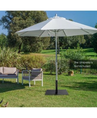 42 LBS Weighted 25 Inch Square Patio Umbrella Base