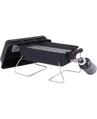 Deluxe Portable Propane Gas Table Top Grill - Black