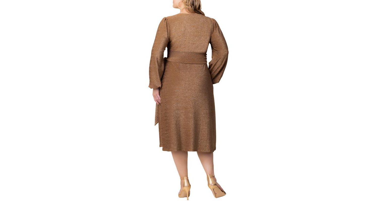 Plus Size Socialite Sweetheart Wrap Dress