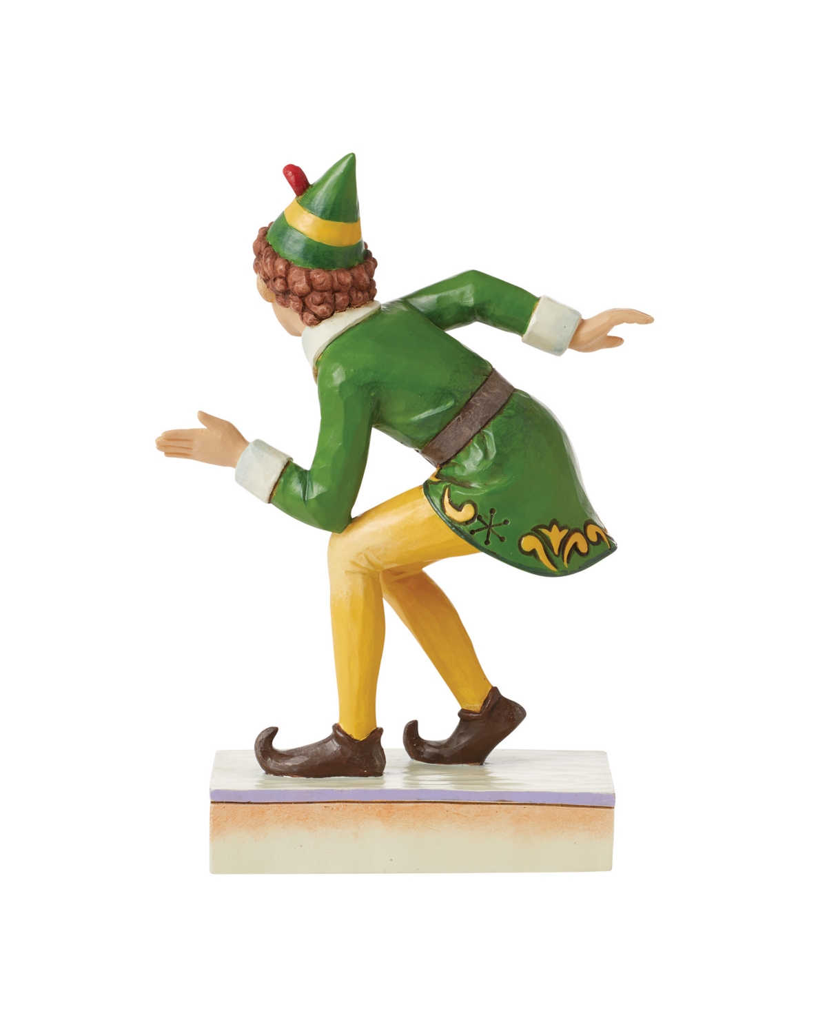 Jim Shore Buddy Elf In Crouching Pose Figurine In Multi