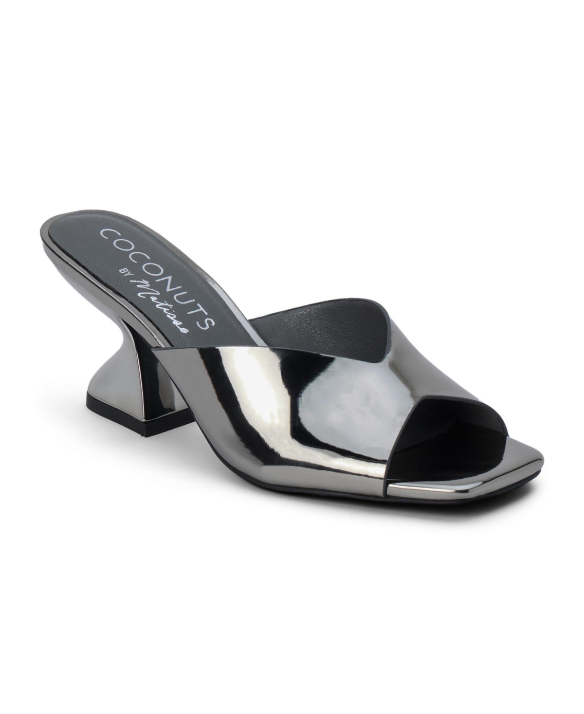 Soiree Heeled Sandal - Pewter