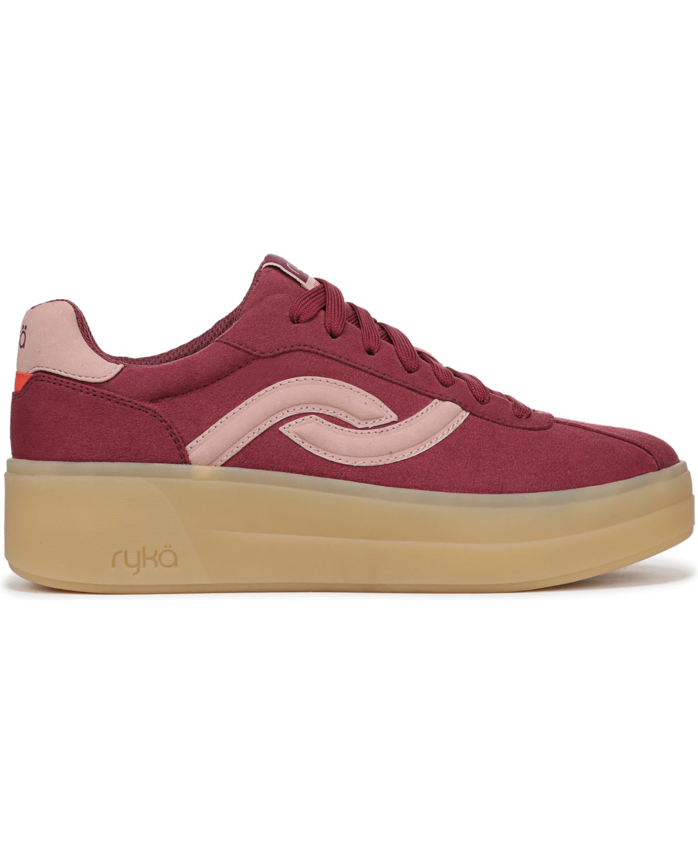 Женские кроссовки Ryka Viv Max Lace Up Platform, цвет: Ягодный красный — фото 2