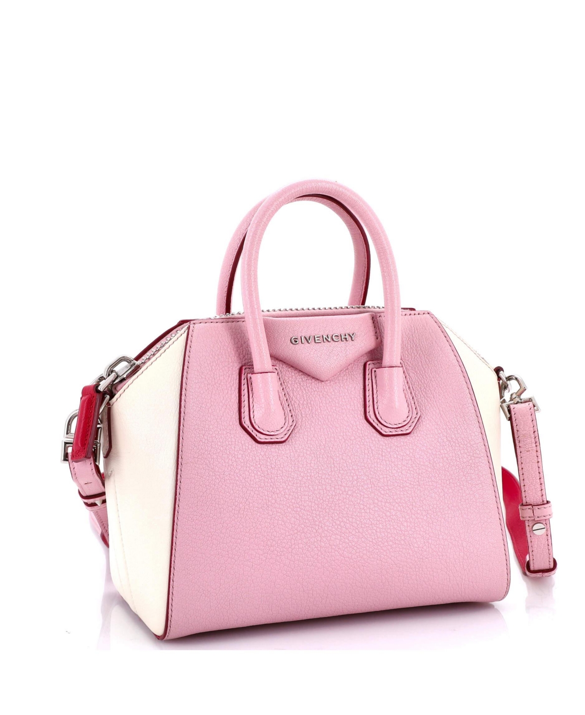 Pre-Owned Givenchy Mini Antigona Bag Leather