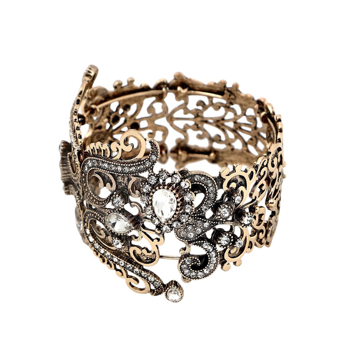 Masqerade Stone Bracelet - Brown