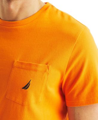 Men's Classic-Fit Solid Crew-Neck Pocket T-Shirt