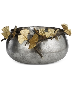 Michael Aram Butterfly Ginkgo Bowl In Silver/gold