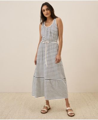 Women's Organic Cotton Relaxed Slub Tank Maxi Dress