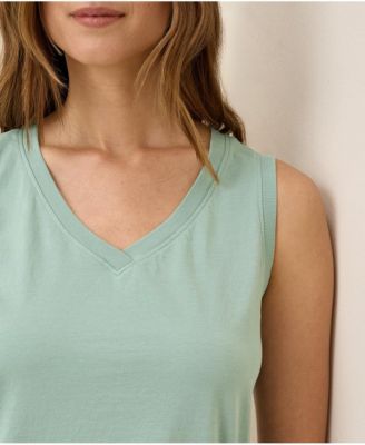 Women's Organic Cotton Softspun V-Neck Tank