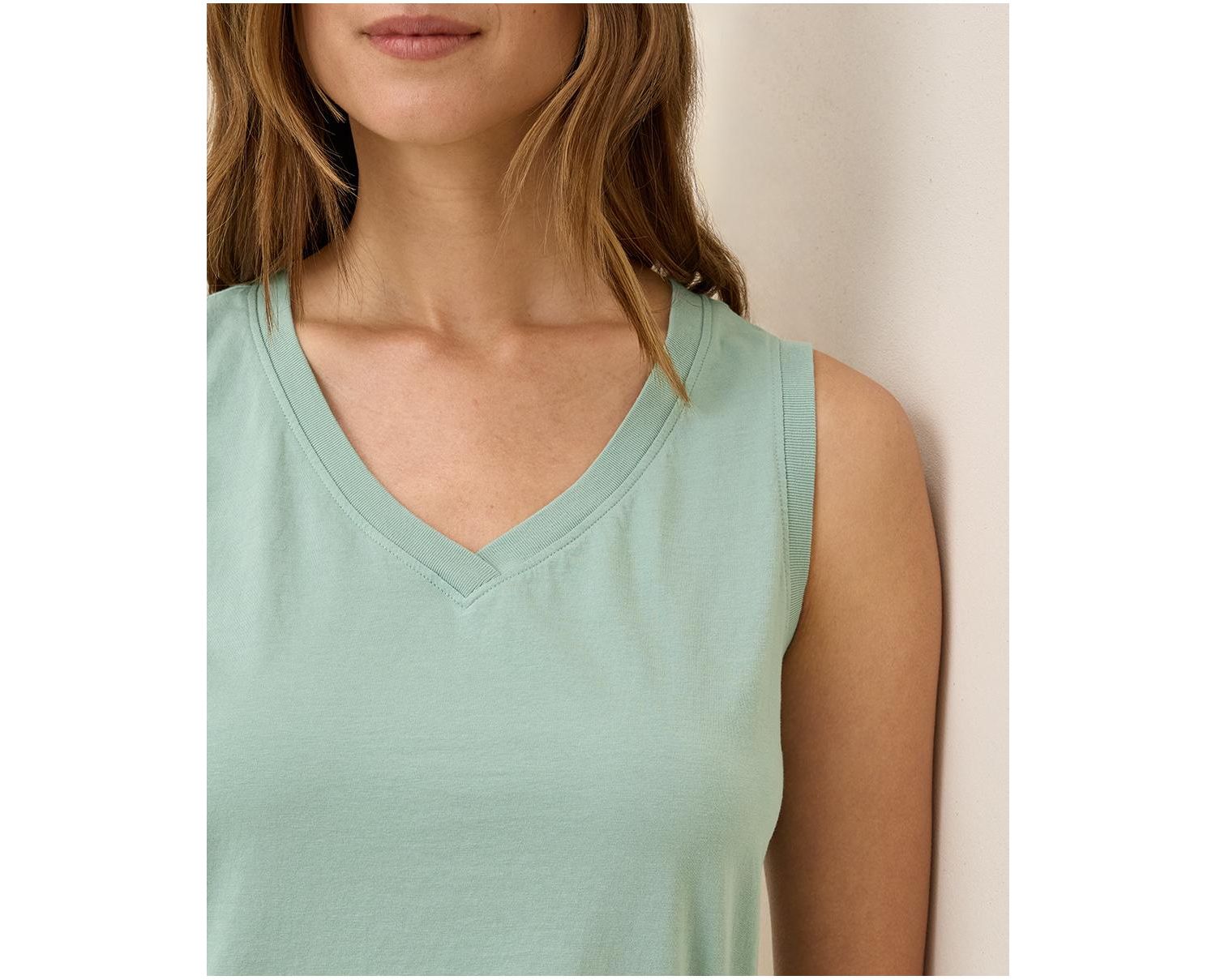 Women's Organic Cotton Softspun V-Neck Tank
