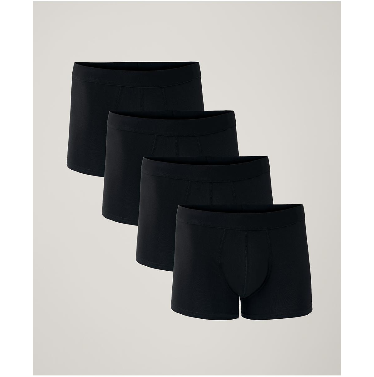 Men's Organic Cotton Everyday Trunk 4-Pack - Black