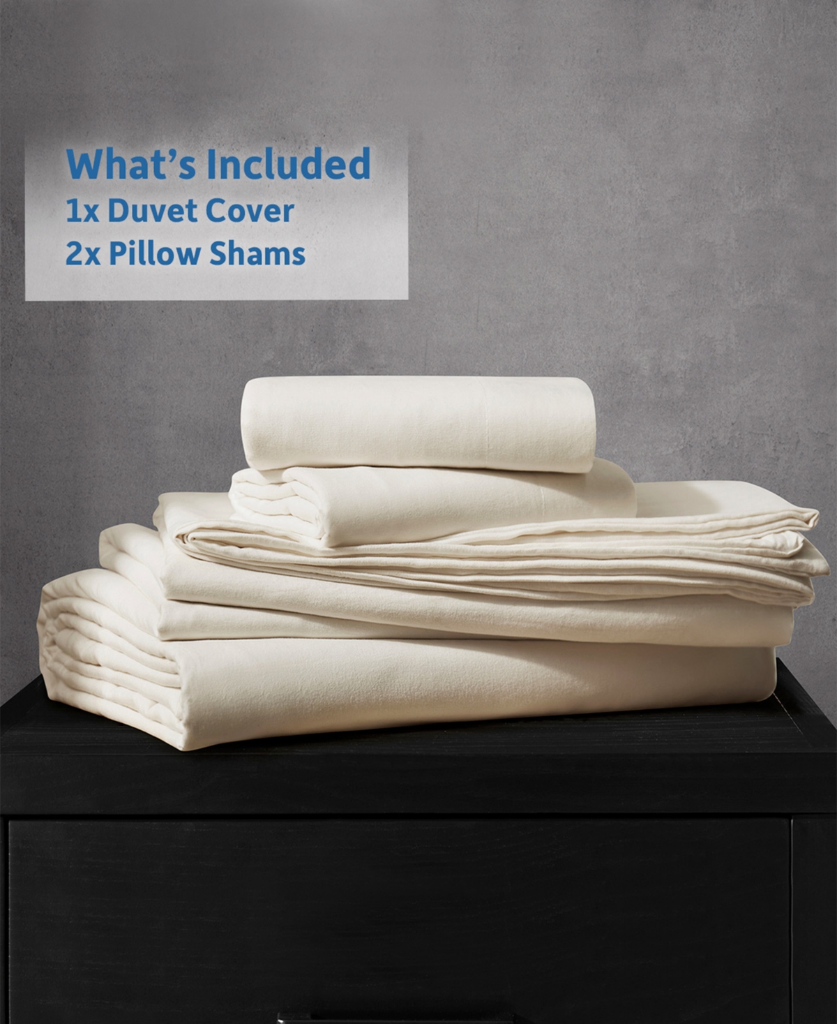 Nestl Ultra Soft Prewashed 3-pc. Duvet Cover Set, Full